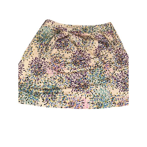 LANE BRYANT Womens Colorful‎ Skirt - Sz 22 Non Lined Cream Base Plus Size - Picture 6 of 6